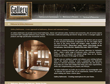 Tablet Screenshot of gallerybathrooms.co.uk